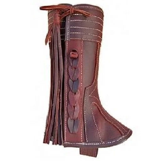 Manaal Enterprises Leather Equestrian Body Protector Equipment Genuine Horse Riding Half Chaps Size: Children &
