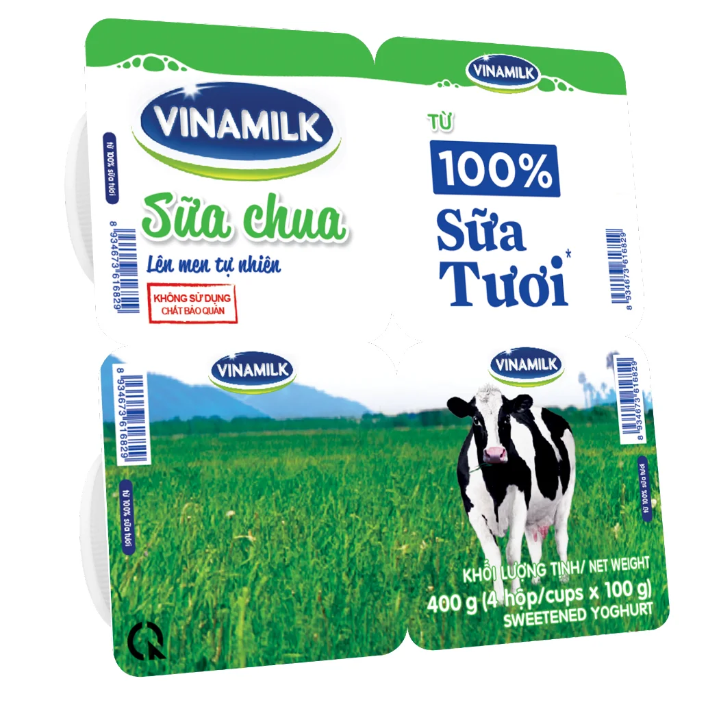 
Eating Yogurt - Vianmilk - High Quality - Black Rice Yogurt - Packing 100g per box x 48 boxes per Carton 