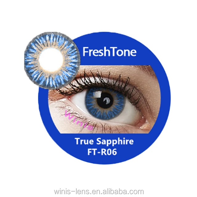 Exclusive 25 amazing colors FreshTone Romance series cosmetic color contact lens