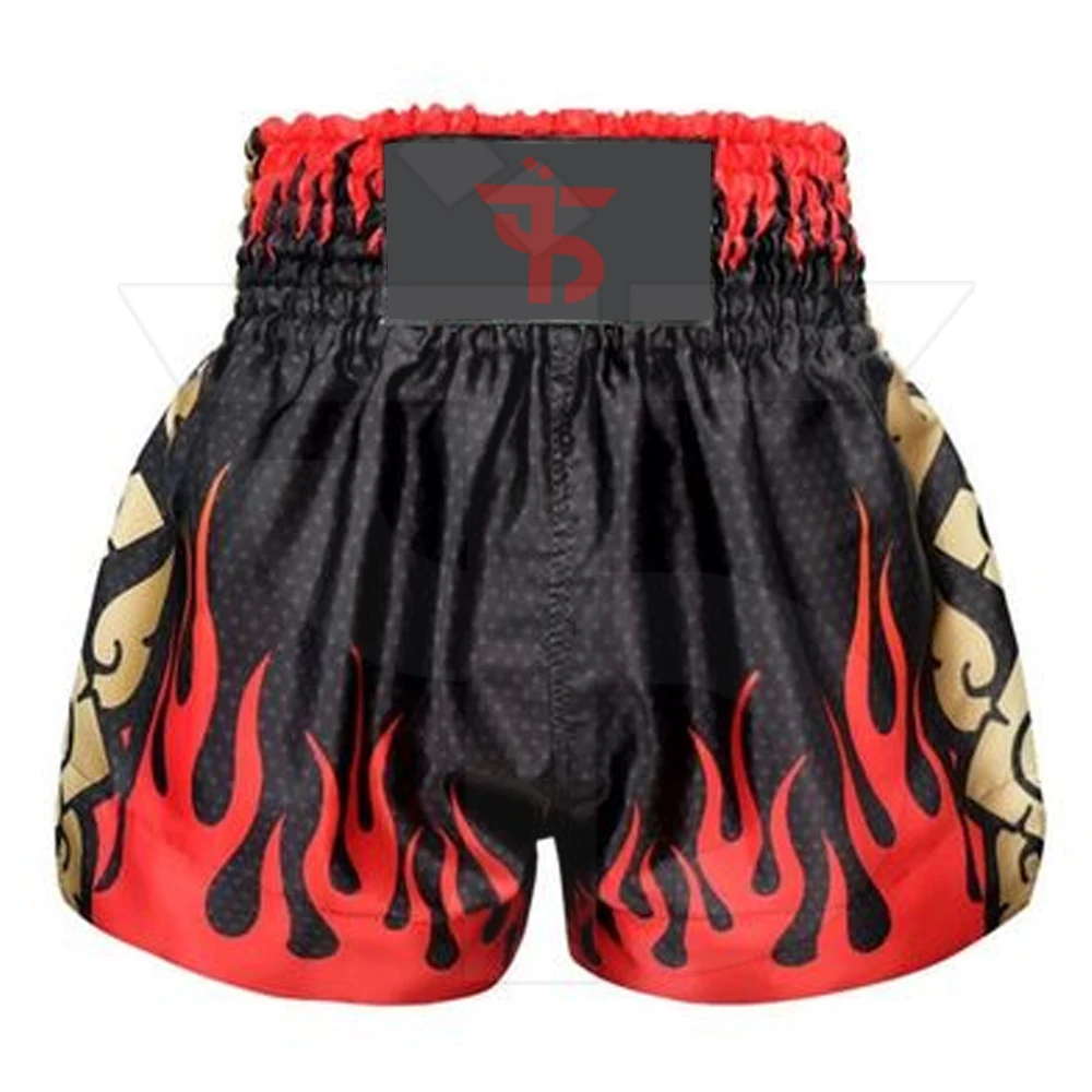 Высококачественные рабочие шорты для кикбоксинга Muay Thai с аппликацией