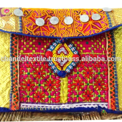 Indian handmade kutch embroidered clutch purse vintage clutch banjara ladies fashion clutches  Messenger bag sling