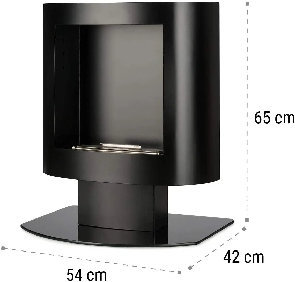 High Quality Ethanol Fireplace Tower Fireplace stand real Flame Effect 600ml  3 Hours of Burning fireplace Burner