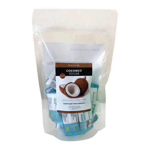 Premium Grade Natural Sweetener Palm Sugar Sachet Packaging Natural Organic Raw Powder Health Sugar Brown Coconut Sugar