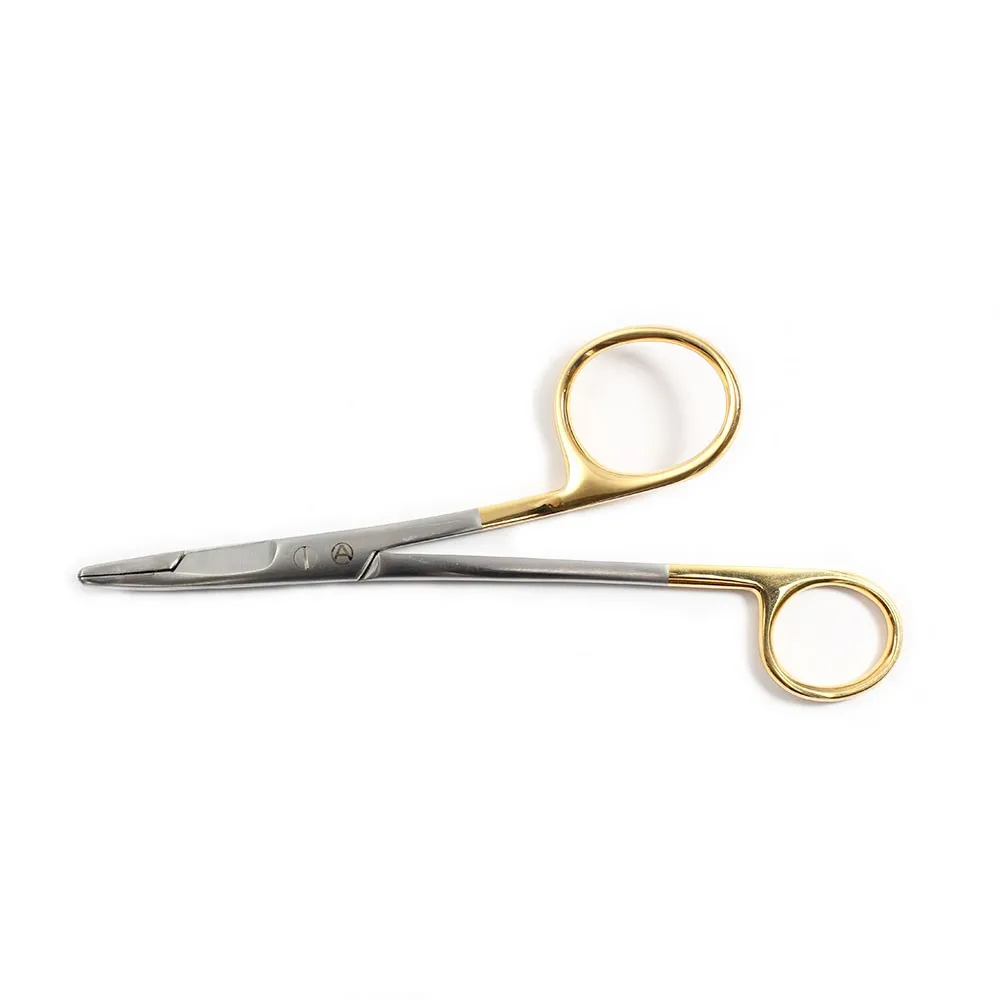 GILLIES NEEDLE HOLDER TC 16 CM Gold Suture Cutting Needle Forceps The Basis of Surgical Instruments