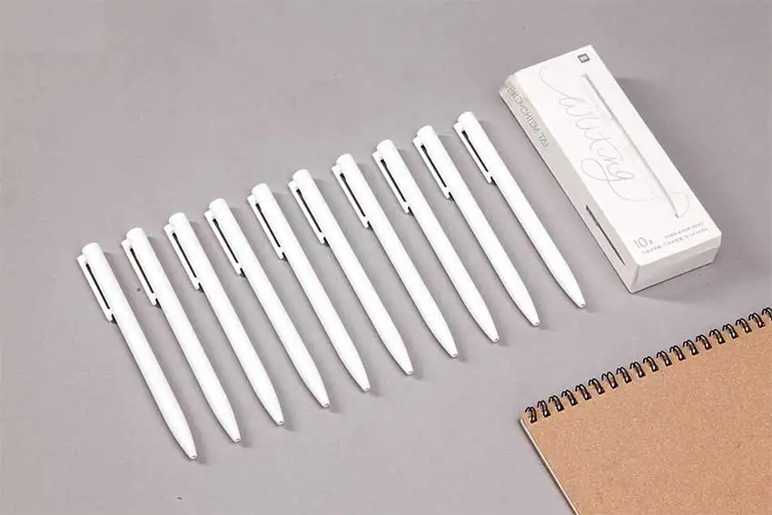 Xiaomi пресс Ручка гравировка частный настраиваемый логотип подарочных компаний на водной основе пуля гелевая ручка