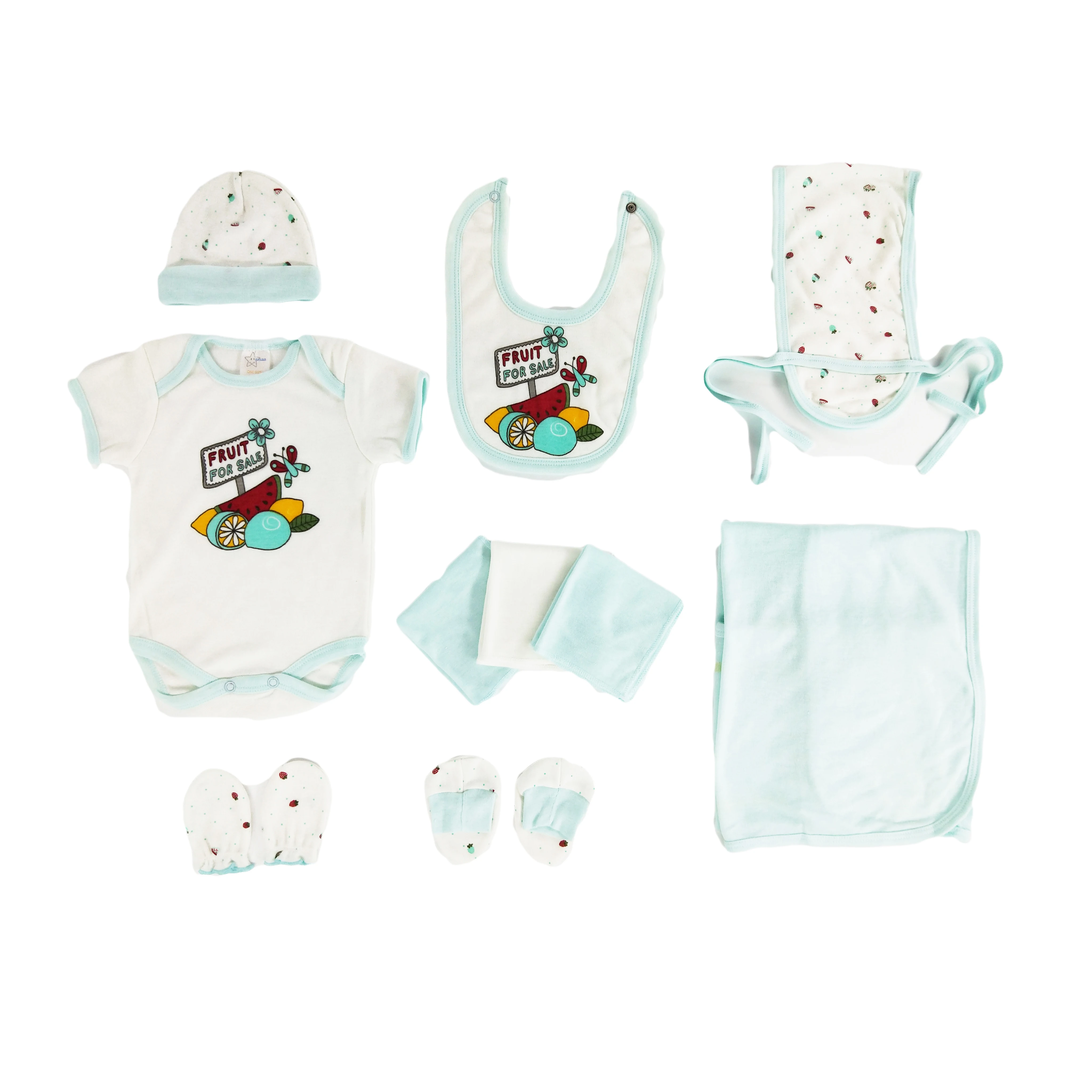 Большой Подарочный набор для маленьких мальчиков велюровый всесезонный мягкий из 10 предметов новорожденных комплект детской одежды