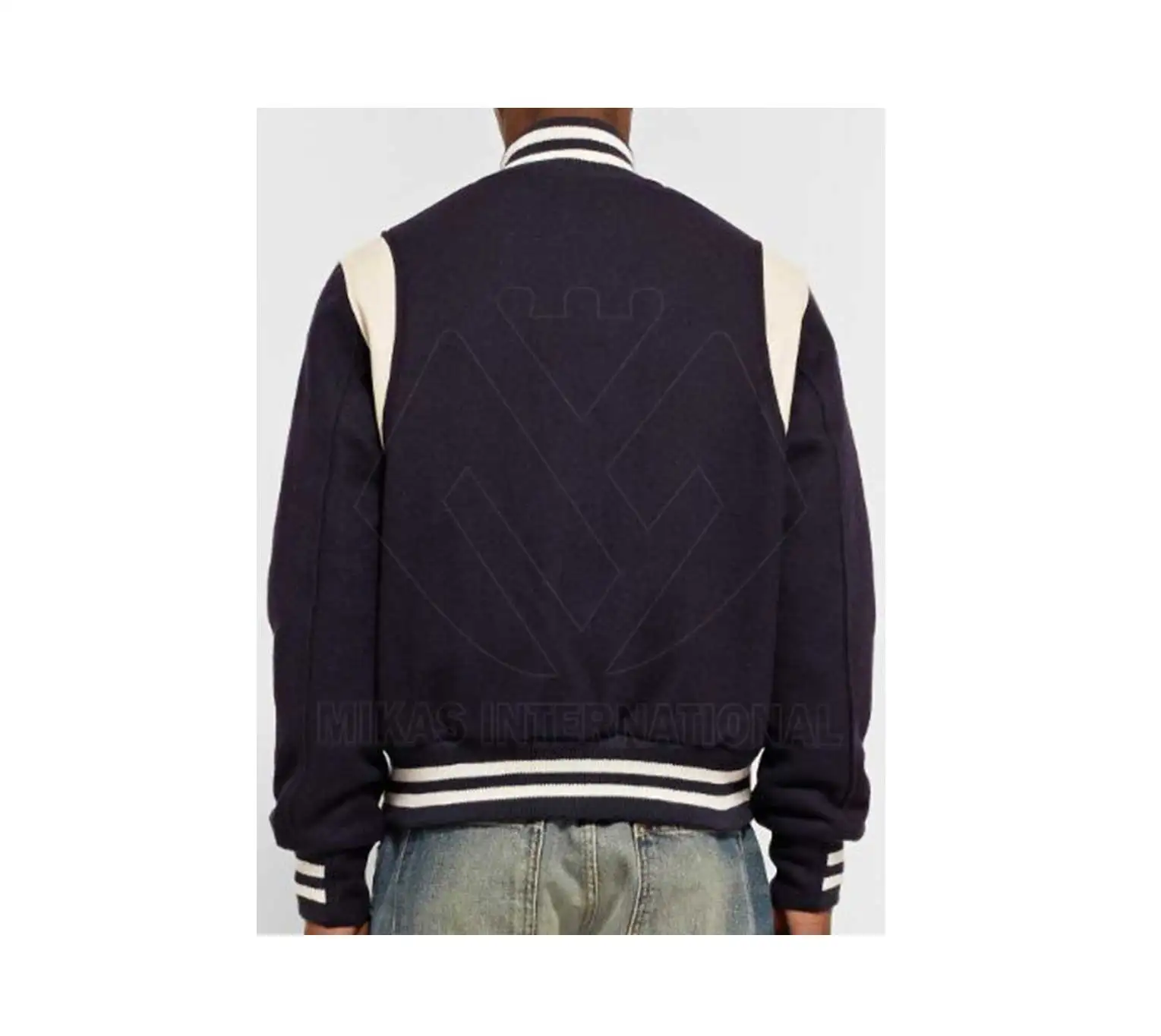 Wholesale Quilted Custom Bomber Baseball Jacket Men