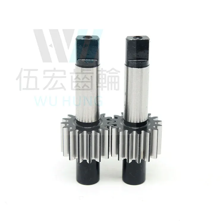 High Precision Steel Gear Shaft Pump Gear Shaft Hardened Spur Pinion Top Gear Supplier
