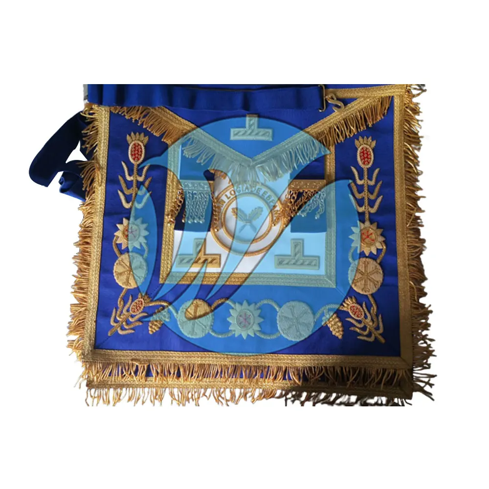 New Style Masonic Apron With Embroidered Border Best Quality Masonic Regalia Apron