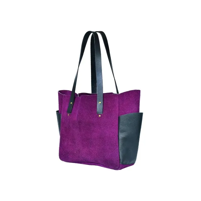 New Arrival High Quality Tote Luxury Real Genuine Leather Ladies Fashion Handbag for Ladies Fashion Suede Leather Laptop Handbag