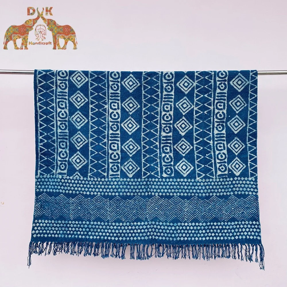 Cotton rugs Indigo Indian carpets living room bath room washable rugs indigo blue rug