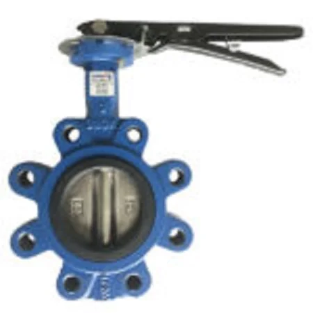 2021 High Quality GG-25 Cast Iron Body Model 080250 DN250 Lug Type Nickel Disc Manual Butterfly Valve From Turkey