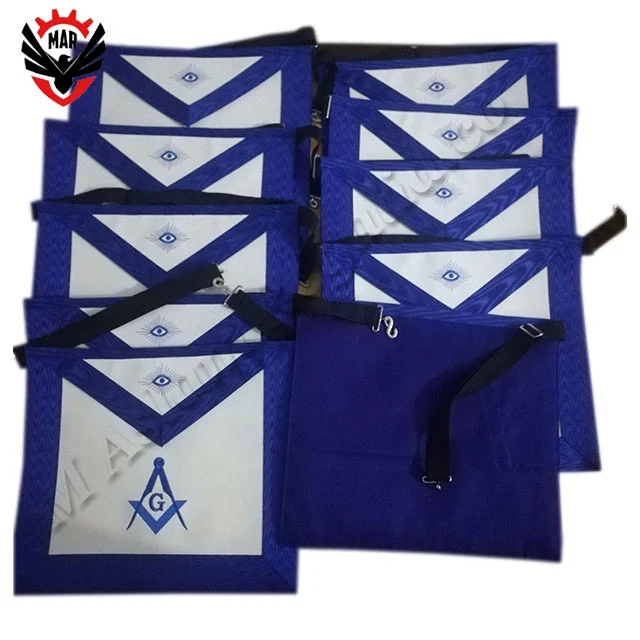 Provincial Craft Undress Lambskin  Apron with hand embroidered T levels