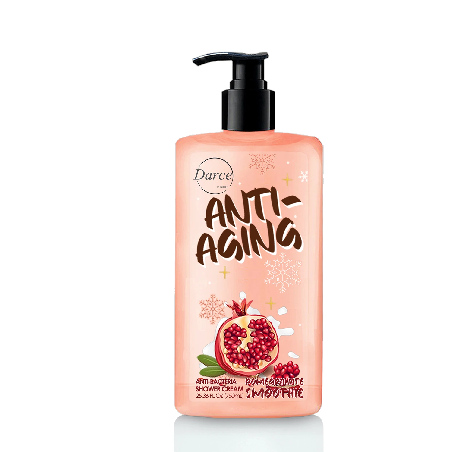 Darce Body Wash Shower Cream Anti Aging - Pomegranate Smoothie Wholesale OEM 750ml