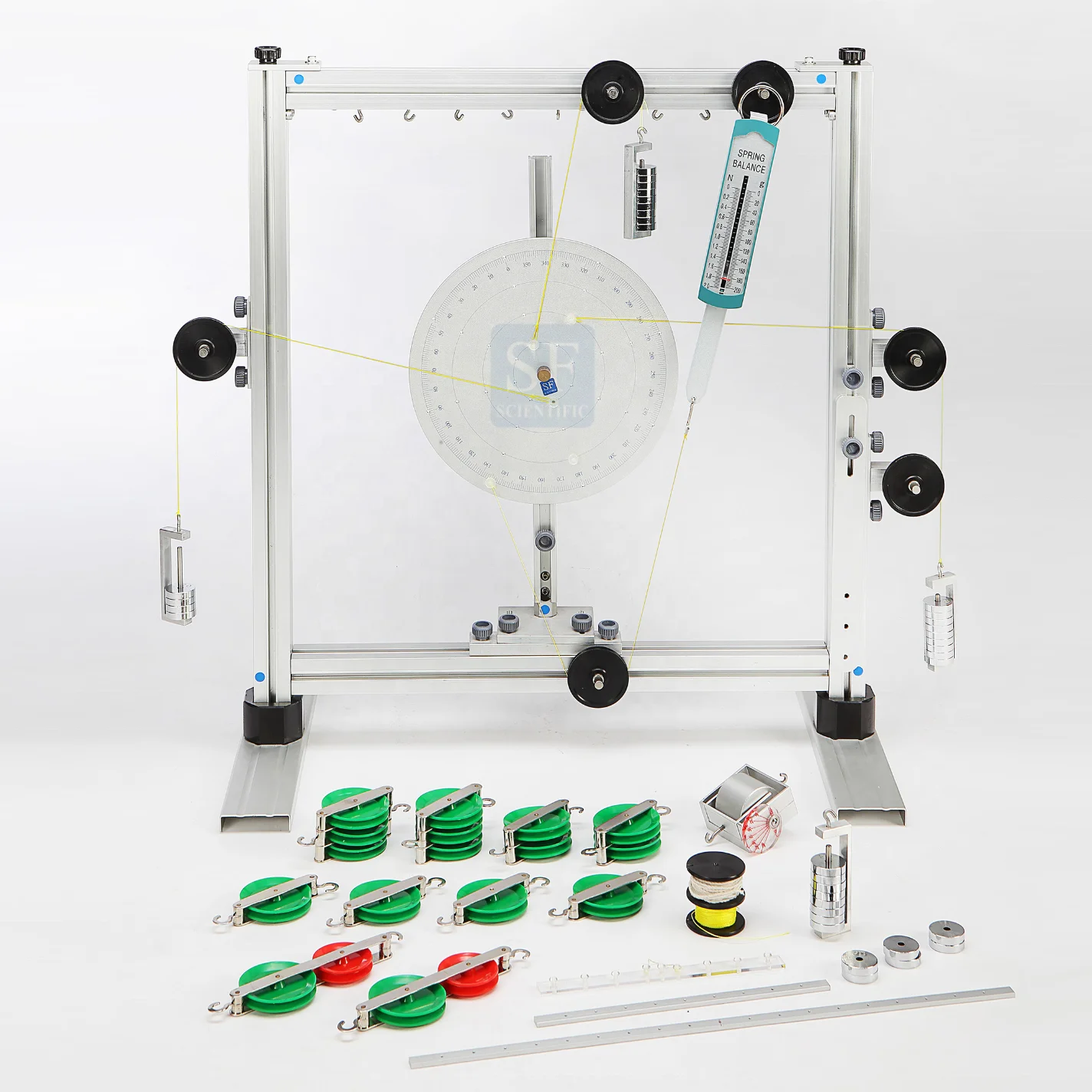 (Тайвань) статическое равновесие и набор для экспериментов по применению для физических шкивов векторов силы крутящихся углов момента