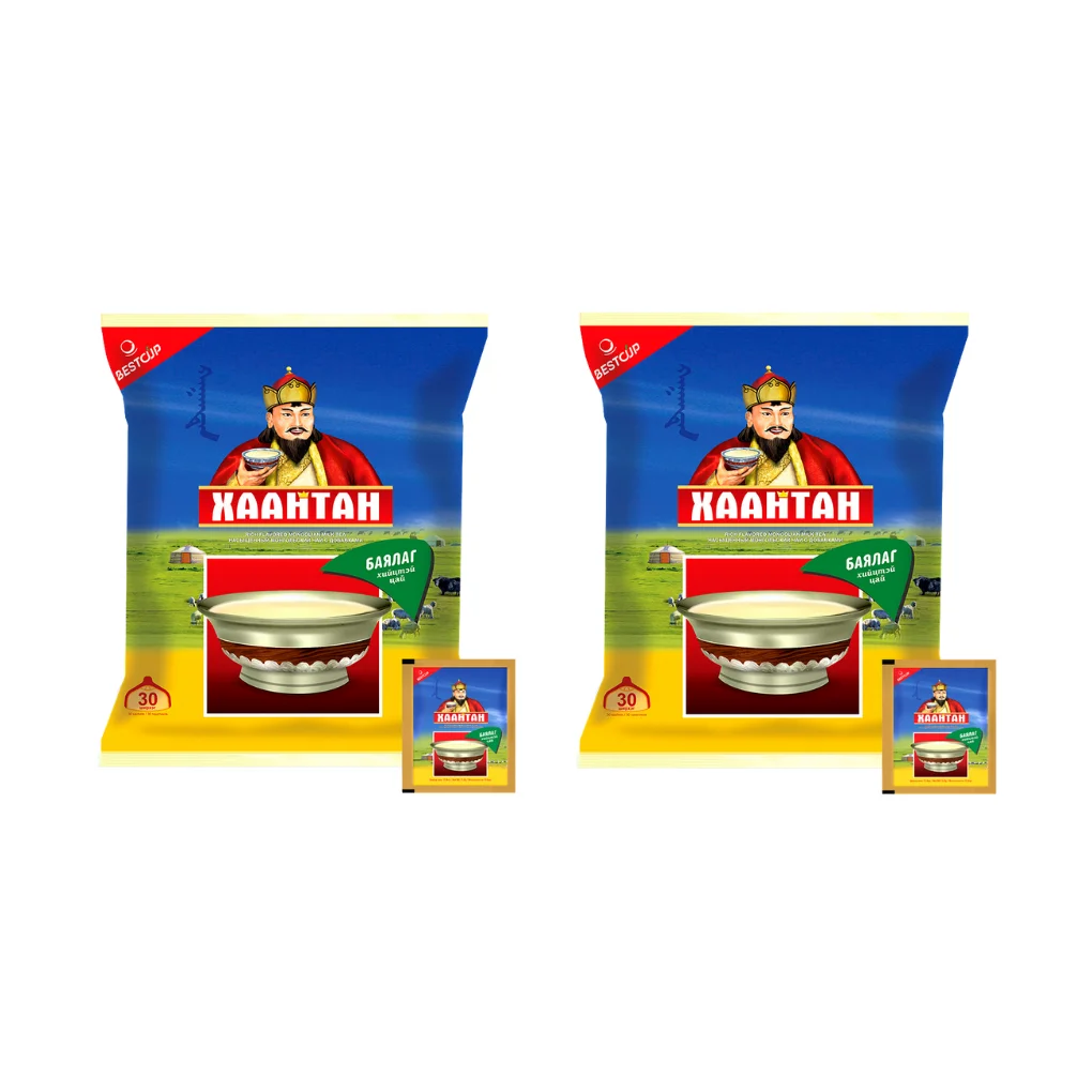 Top selling Best quality Competitive price Tasty KHAATAN (XAAHTAH) Mongolian instant milk tea  - special flavor 405g bag