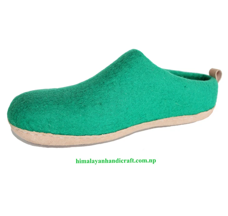 Handmade in Nepal Felt Slipper/Shoes/Boot