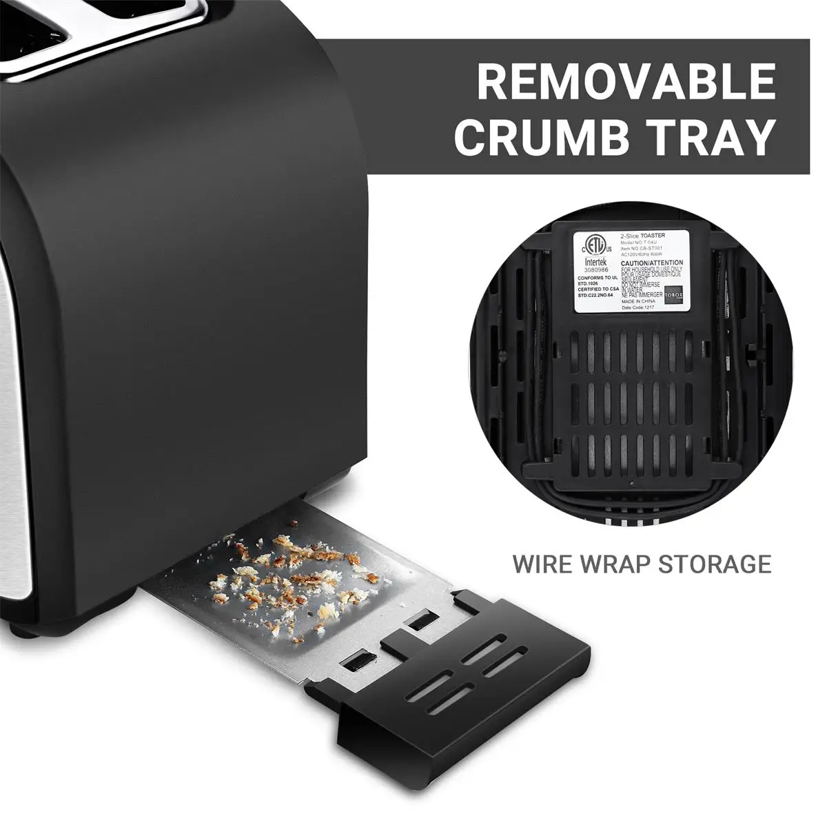 2 Slice Toaster Household Automatic Electric Bread Machine Multi-Function Toaster Breakfast Maker Convenience Breakfast Toaster