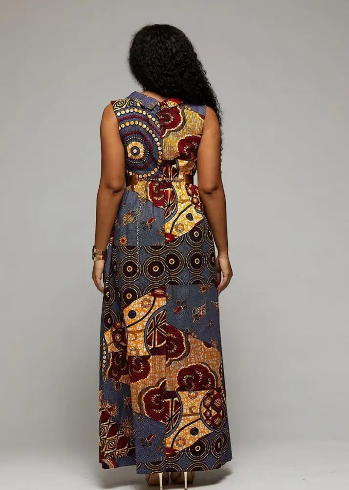 wholesale bohemia casual chiffon plus size dress summer african women