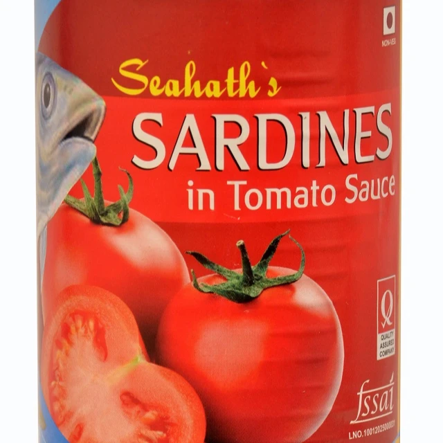 
Качественные консервированные сардины в томатном соусе 425 г 