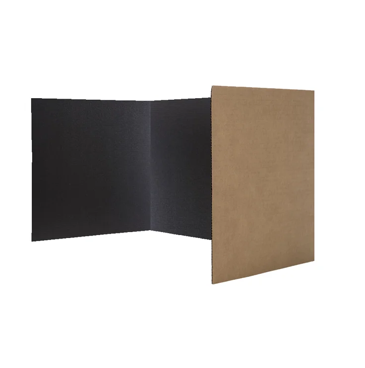 Best Quality 18 x 48 1 Ply Black  Project Board Retail Constructed from 1-Ply Corrugated Paper