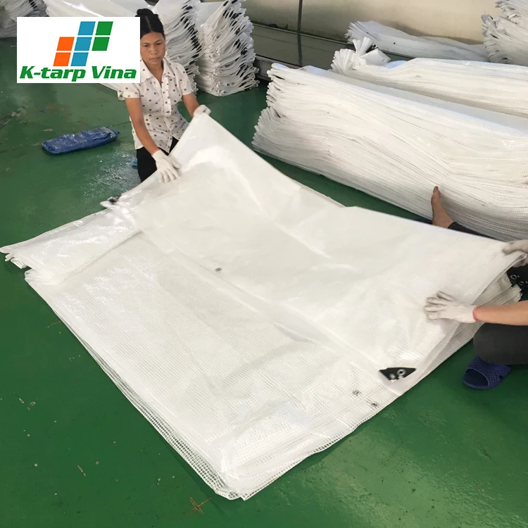 Top Product Of K-Tarp Vina Vietnam Custom Color Transparent Tarpaulin Plastic Cover 3 X