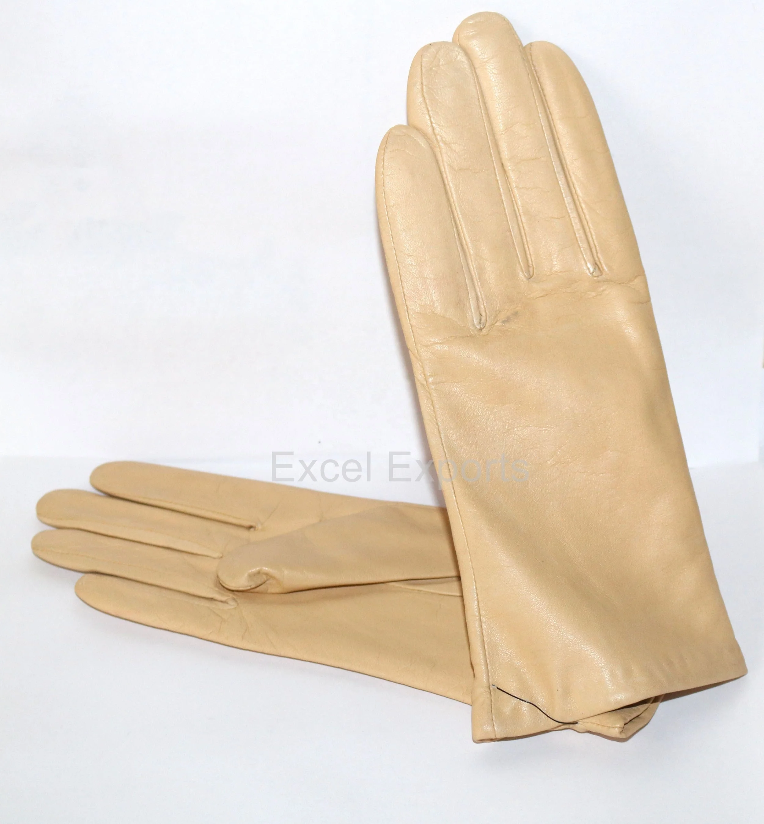 High quality heavy duty Men Leather hand Gloves - Black
