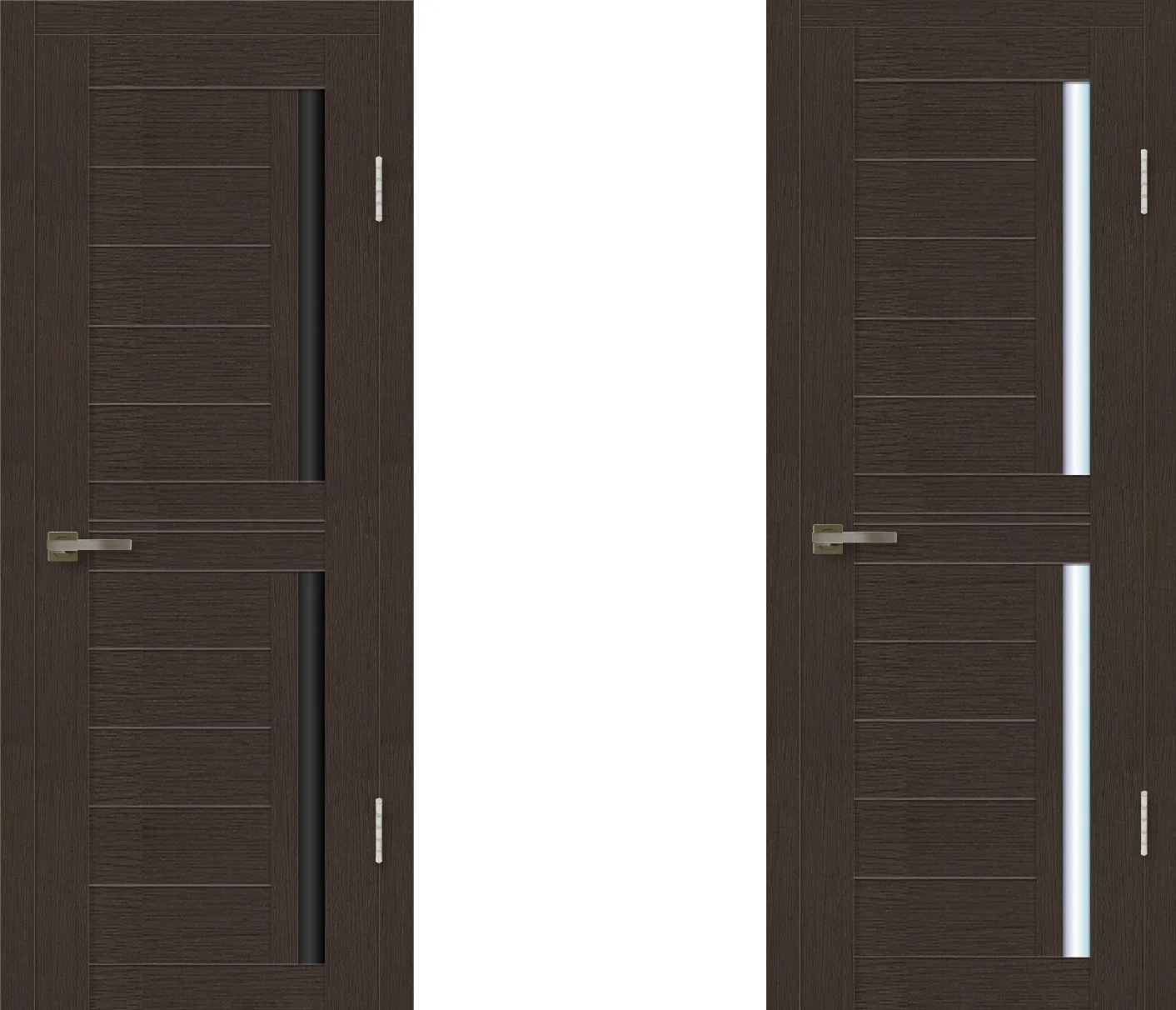 Cityline 012 The Best Quality Interior Door With Black Or Light Glass Exclusive Design