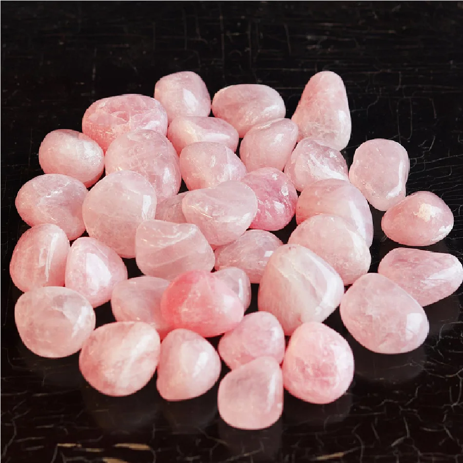
Natural Rose Quartz Tumble Crystal  Rose Quartz Pocket Stone Rose Quartz Pebble Stone Crystal Tumbled Stone 