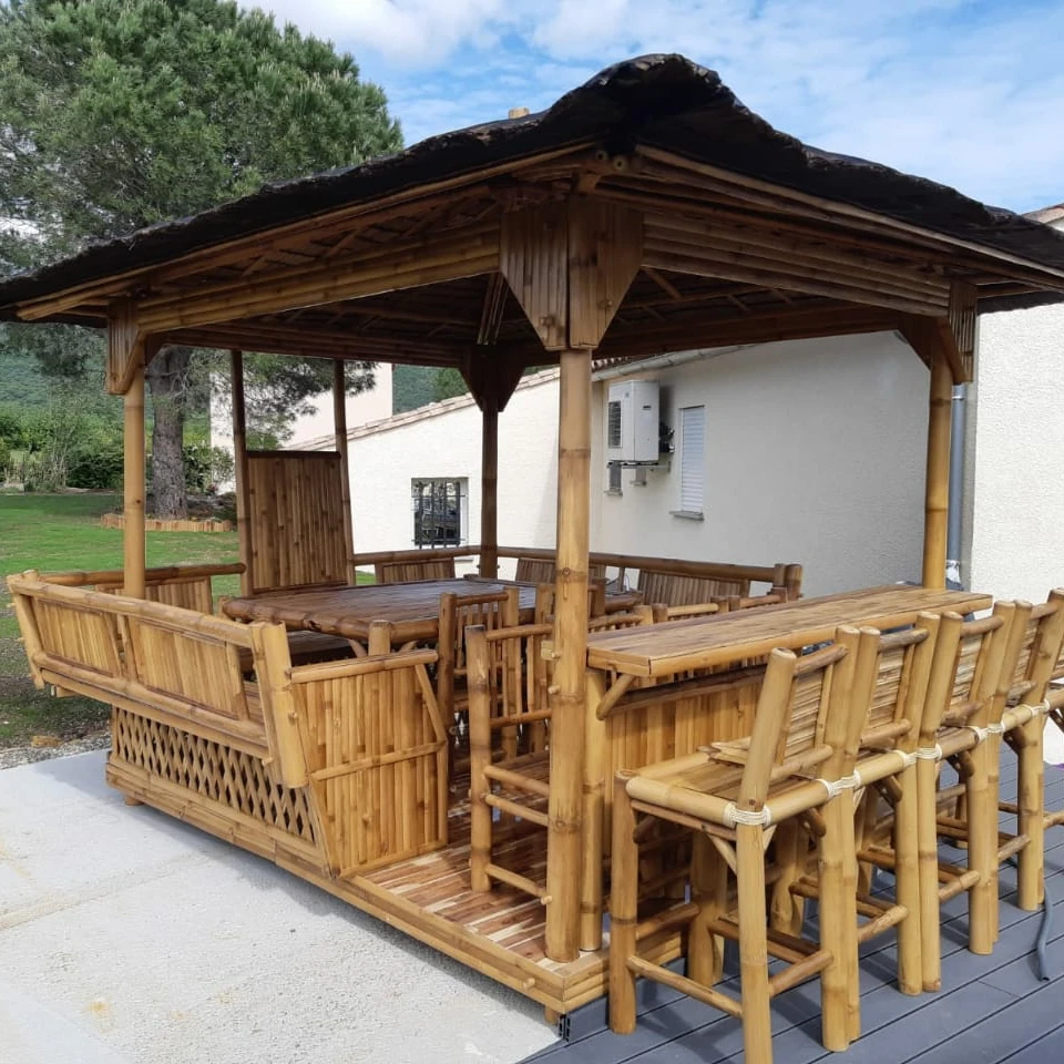 Античная тайская спа БАМБУКОВАЯ БЕСЕДКА, уличная беседка