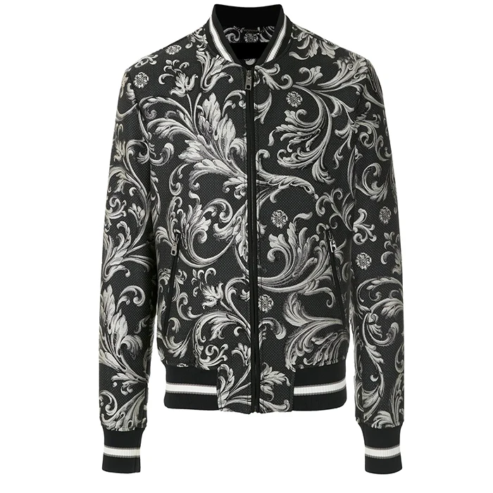 Street Wear Men Sublimated Bomber Jacket Full Sleeve Custom Logo for Sale