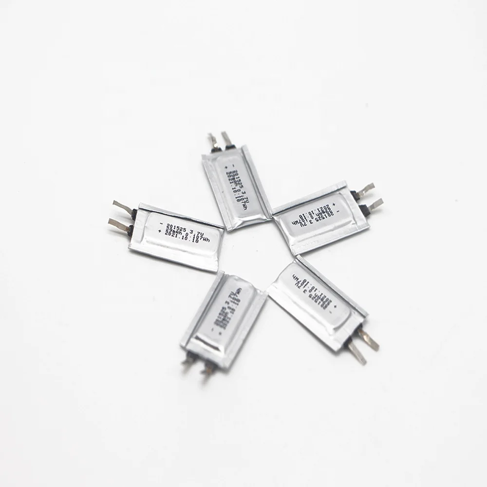 Chinese Manufacturer JHY practical polymer  201525 3.7V 29mAh Remote control battery
