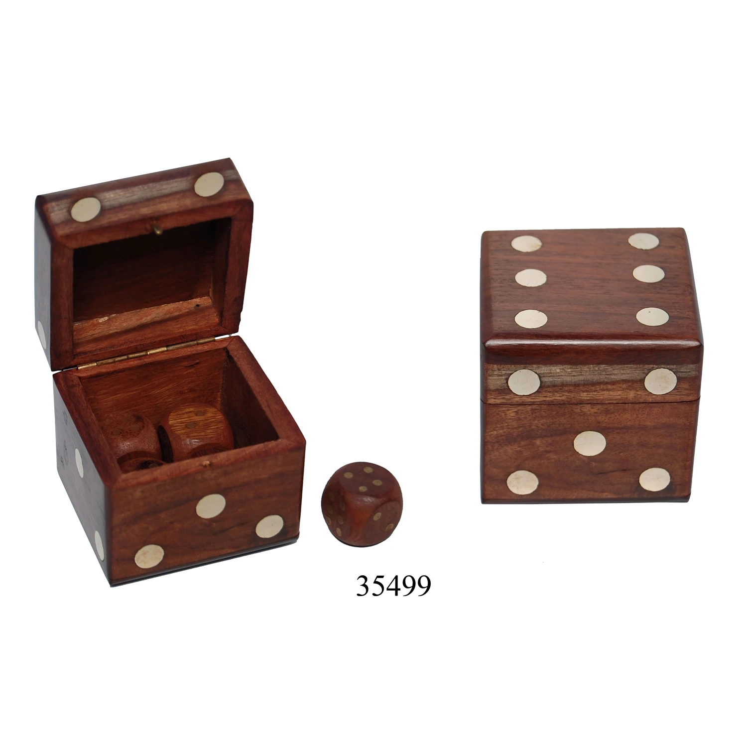 Vintage Design Decorative Wooden Domino Game for Home and Office Hotel Playing Domino Game Box for Decor And Sale
