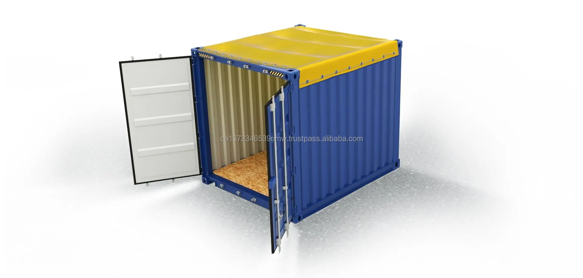 New/Used 20ft Open Side Shipping Container for businesses that transport large items