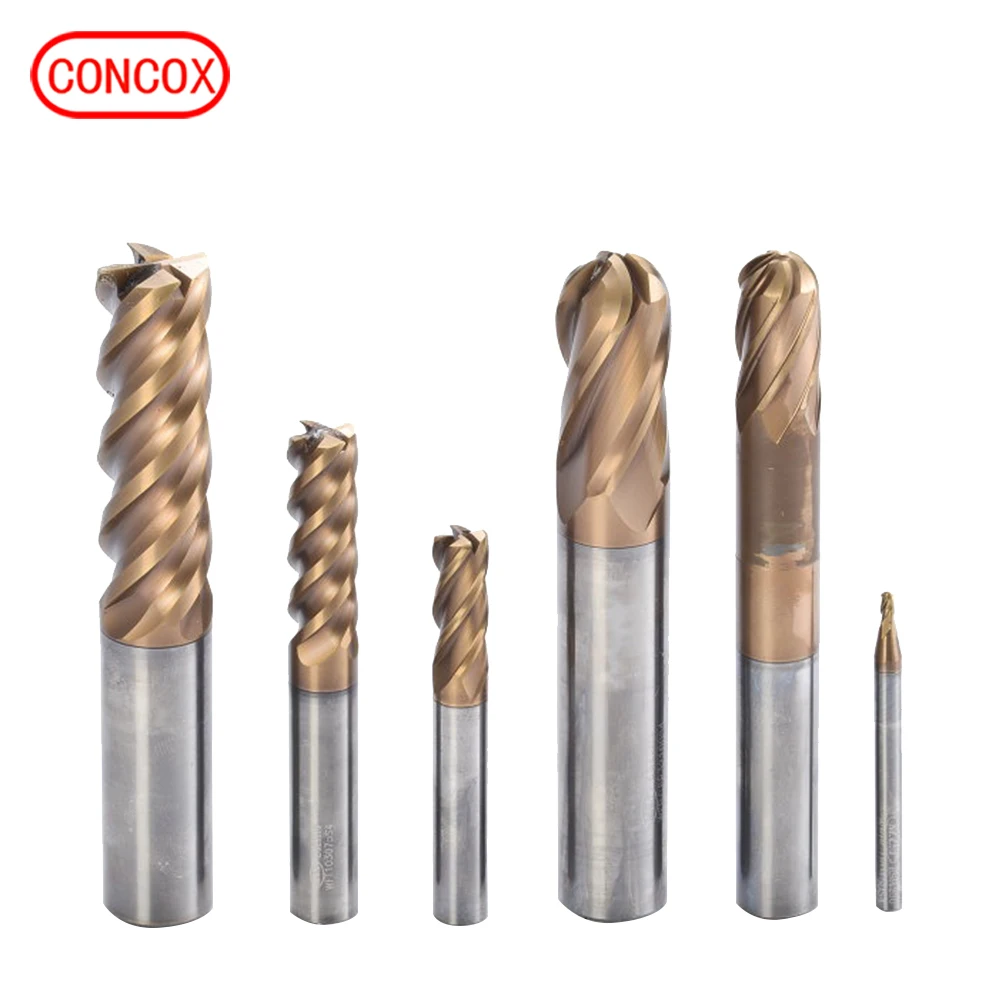 manufacturer carbide end mill milling cutter 4 flute tools for cnc cut