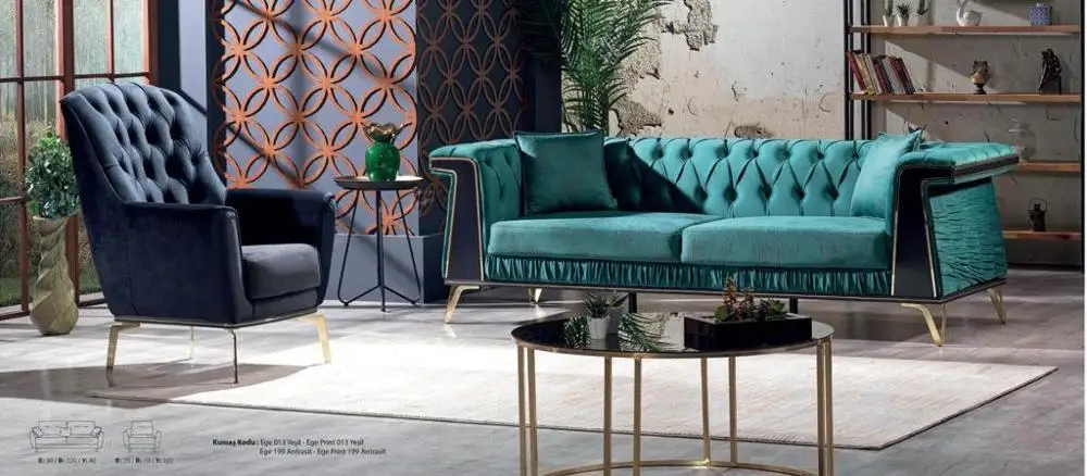 Viva Modern Living Room Furniture Sofa Set