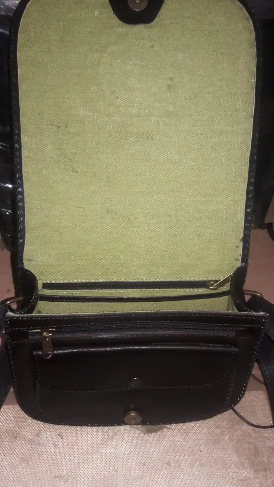 Fashion vintage style handmade leather slings bags crossbody bags with stone work designer handmade ladies bags