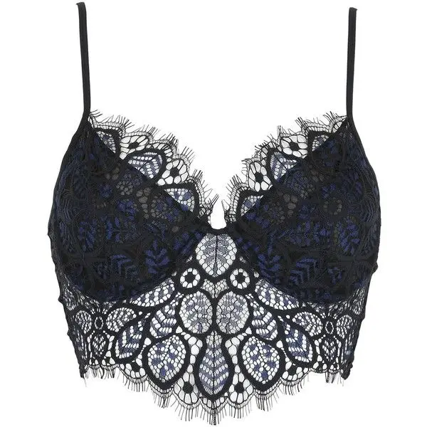 Blrack Color Stylish Seamless Wireless Women Lingerie Custom Design Cheap Price Sexy Lace Bra For Ladies From Bangladesh