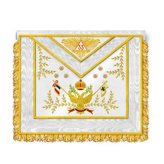 Набор фартуков Masonic для офицеров комплект из 11 вышитых кожаный фартук masonic regalia