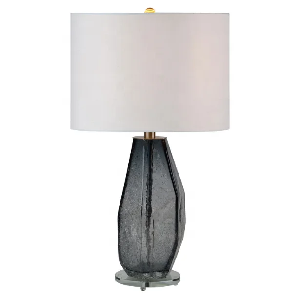 
UL CUL Approval Hotel Bedside Table Lamp With Glass Vase T80514 