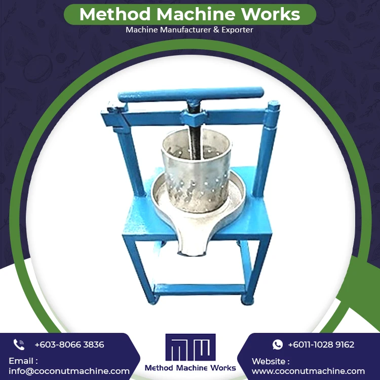 Top Sale Manual Coconut Milk Press MP10 Machine Buy at Lowest Price