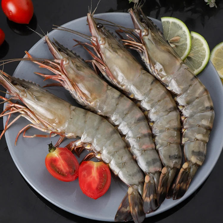 Top Grade Natural Sea Caught Frozen Black Tiger Shrimp Selling Whole Part with Export Standard