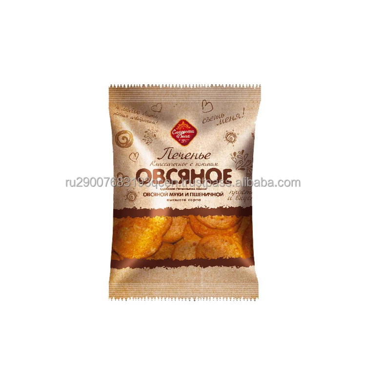 High quality oatmeal dessert raisins and cinnamon traditional recipe rich in fiber wholesale cookies