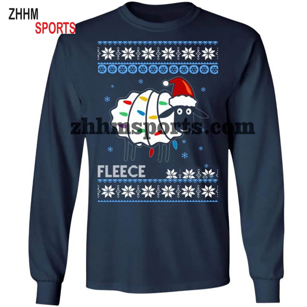 
Santa Christmas Jumper Musical Jingle Bells Fleece Hoodies 