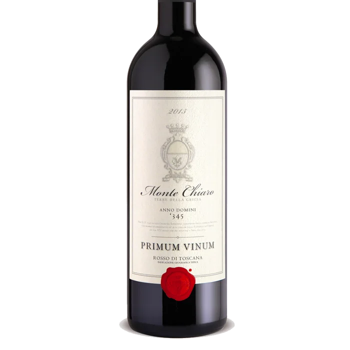 Made in Italy Glass Bottle 750 ml Primum Vinum Still Red Wine