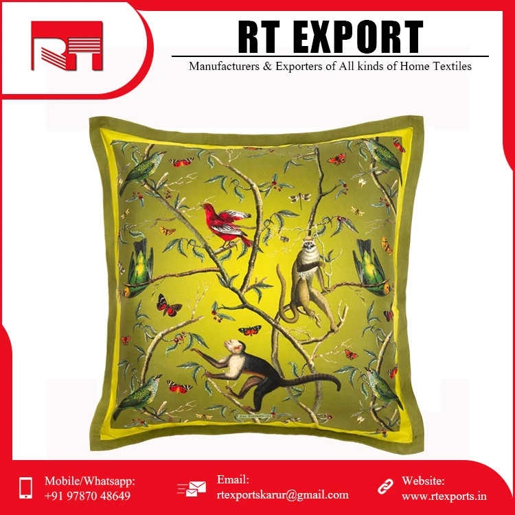 Best Selling 100% Cotton Pillow Cover Luxury Home Decorative Cushion Cover with Best Price