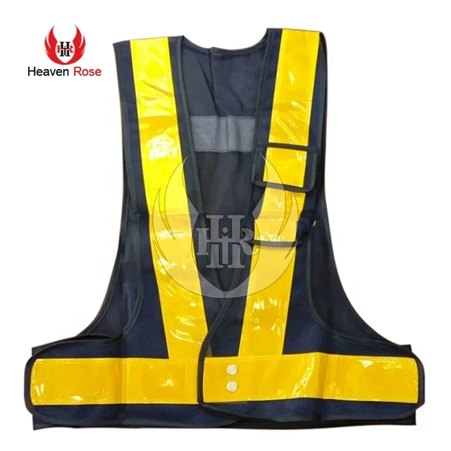 Yellow Reflective Tape For Clothing Worker Clean Sanitation Road Traffic Reflective Tape Warning Safety Vest