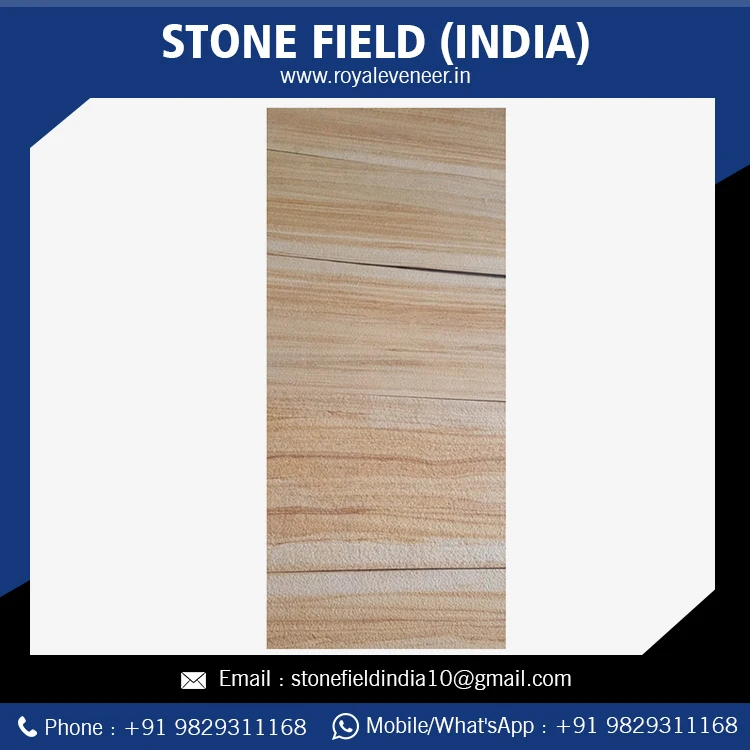 Premium Quality Wood Look Ultra Flexible Teak Sand Stone Veneer Sheet For Wall Decor Buy At The Bulk Supplier Contact For Bulk Order