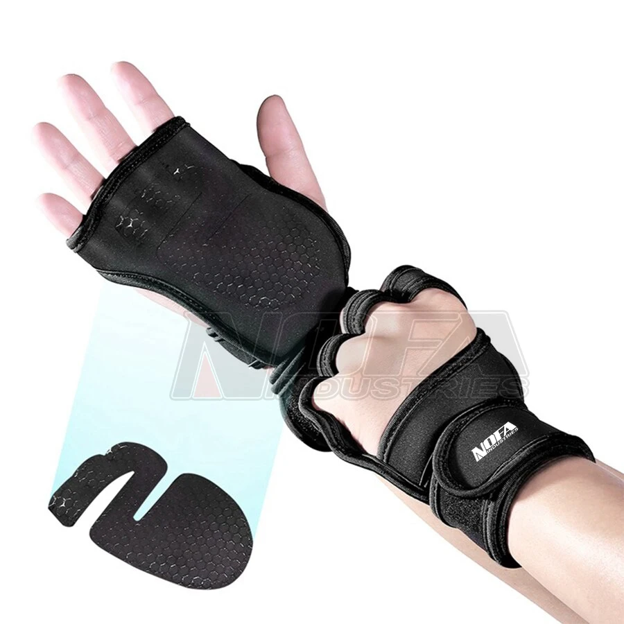 Gym Fitness Gloves Cross Training Weightlifting Half Finger Gloves Sports Fitness Body Building Gym Gloves Grips Hand Palm