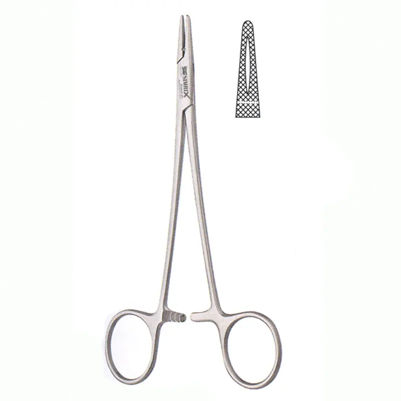 Иглодержатель Crile-Wood (Crilewood) -стандартный 18 см, инструменты для пластиковой хирургии, Simrix